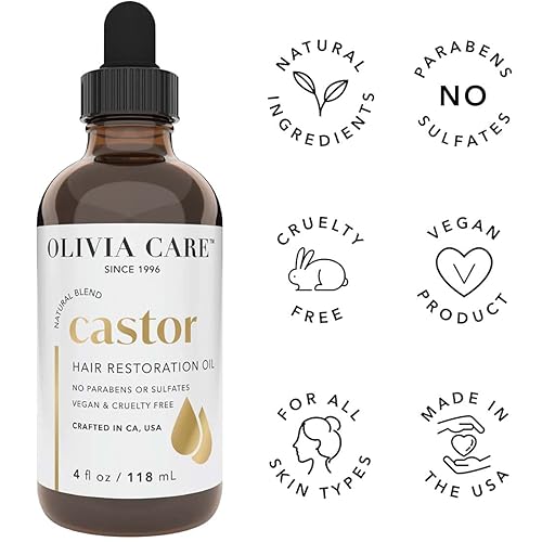 Miniatura 8 de Aceite de argán para el cabello de Olivia Care  Hecho con ingredientes naturales a base de plantas  Proporciona nutrición elasticidad y rebote