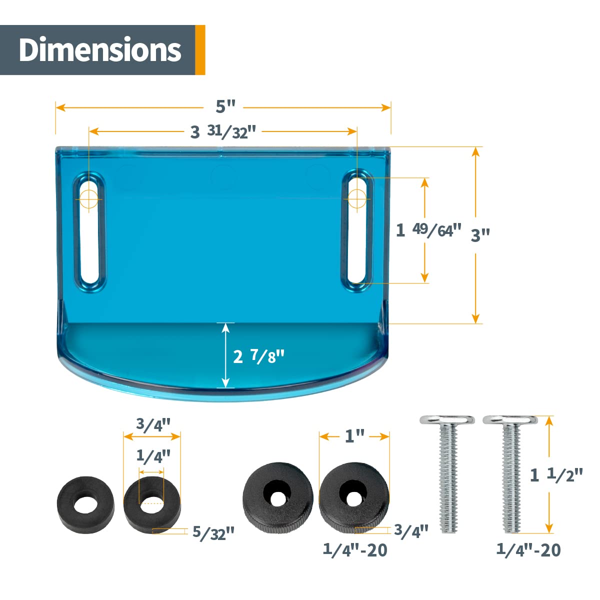 71538 Full Size Router Bit Guard Kit w/Mounting Hardware