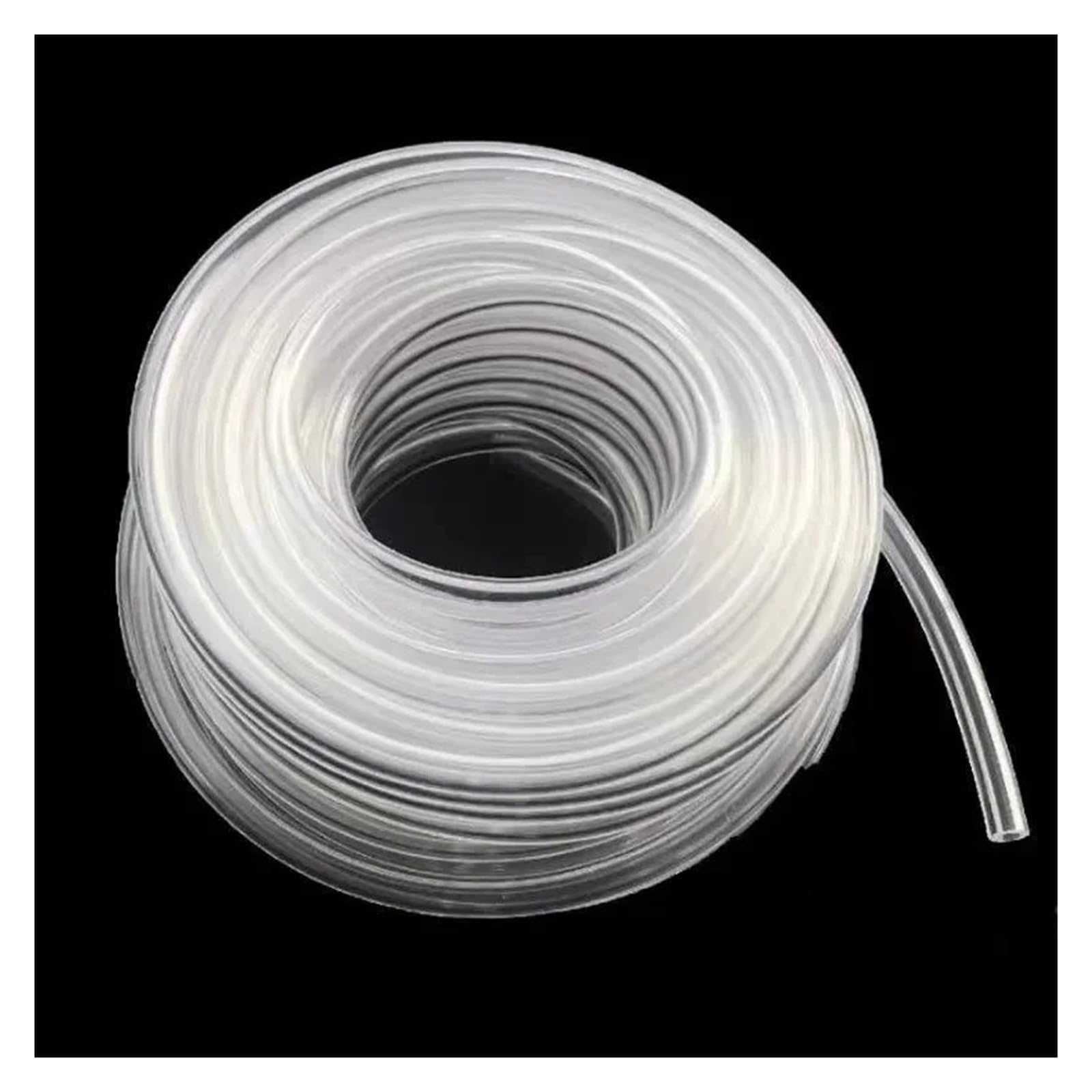 Tubo de PVC Transparente de 8 mm for Agua, mangueras, acuarios, Bombas de Agua, mangueras de jardín de 1, 5, 10 y 15 Metros.(15 Meters,6mm X 8mm)