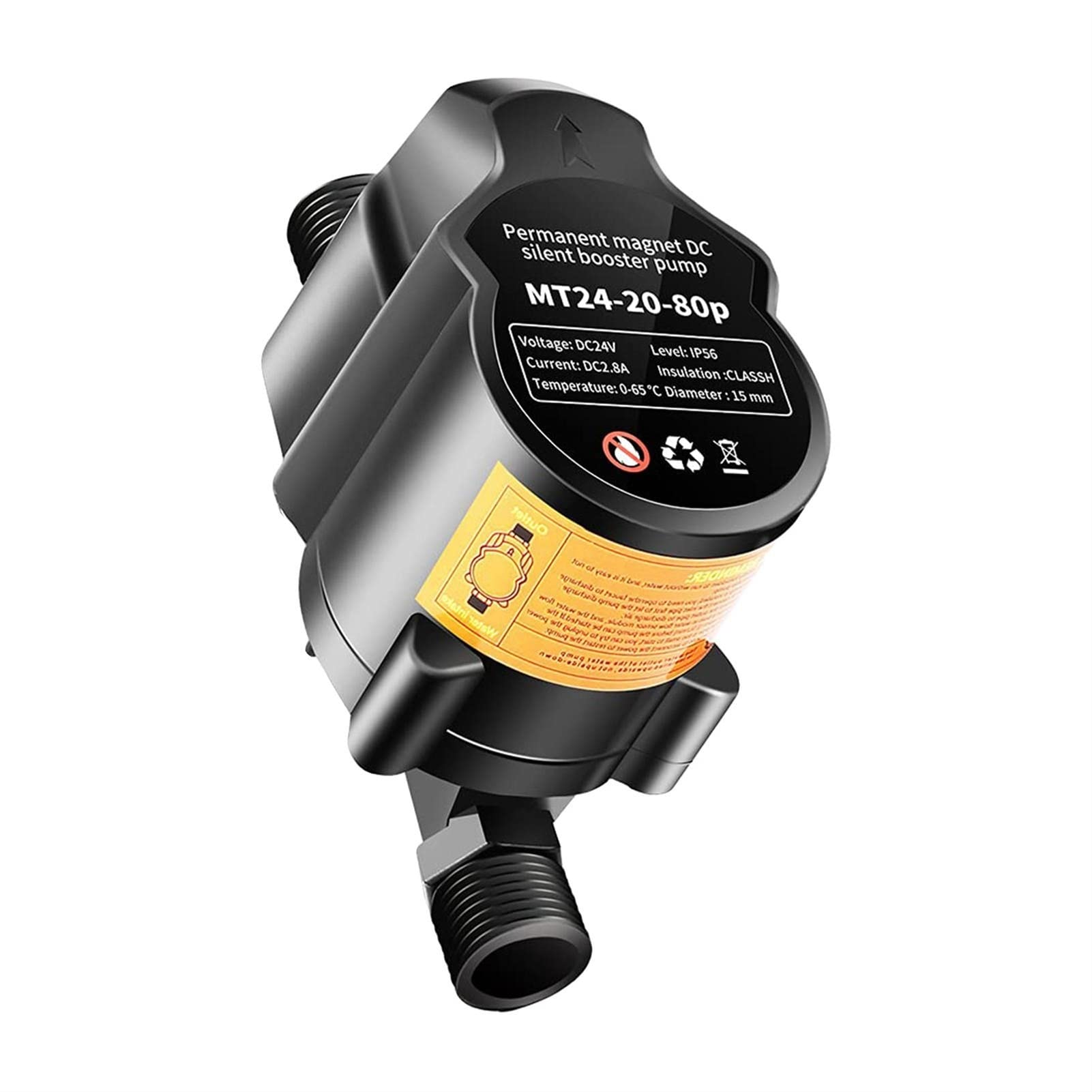 Pompa sommergibile Pompa per acqua ultra silenzios Pompa di aumento della pressione 'acqua IP56 Pompe di pressurizzazione ad alta efficienza silenziose impermeabili for acqua domestica, bagni intellig