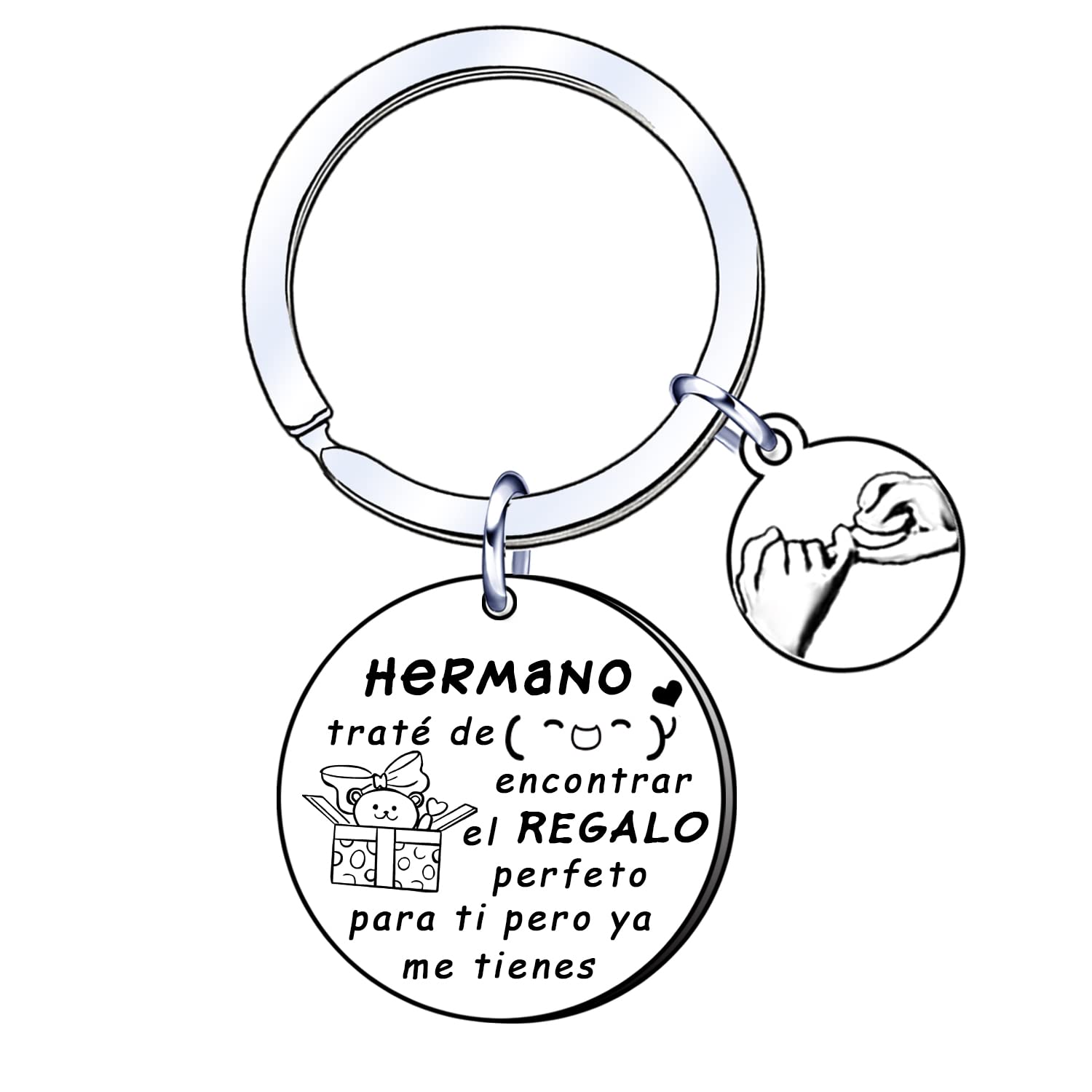 AIMINI Regalo Hermano Llavero Hermano Regalo Cumpleaños Hermano Regalos Aniversario Hermano Regalo Graduación Hermano Regalo Boda Hermano Regalos Navidad Hermano