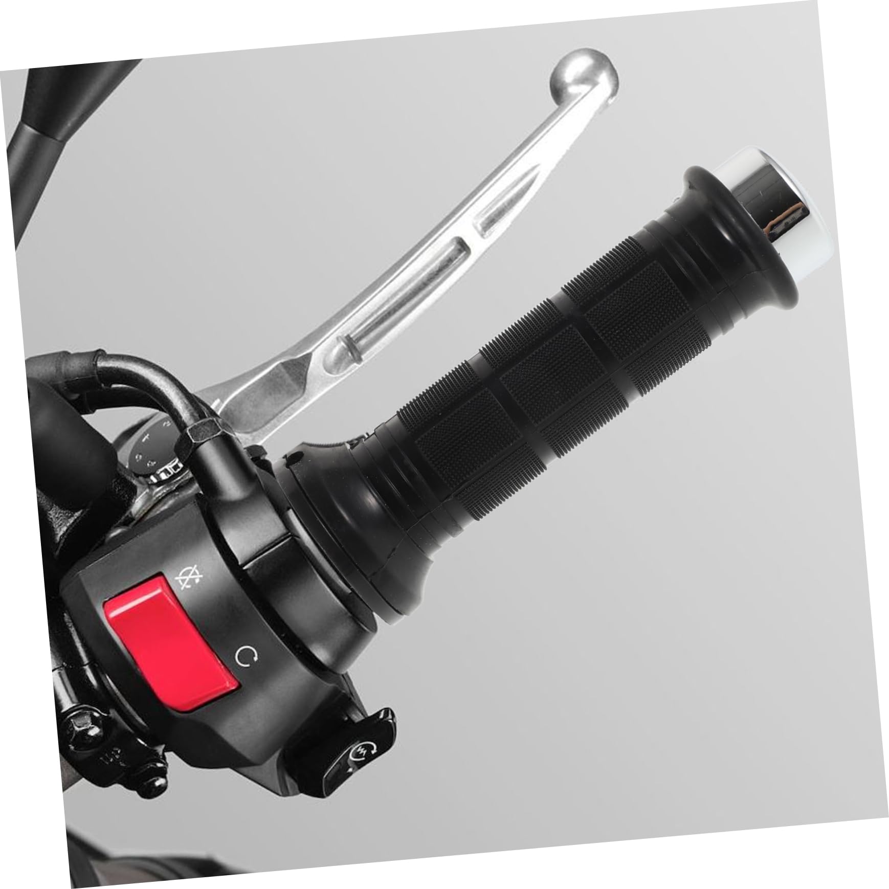 VALICLUD Poignées Chauffantes pour Guidon de Moto Accessoires de Guidon pour Moto Poignées de Chauffantes