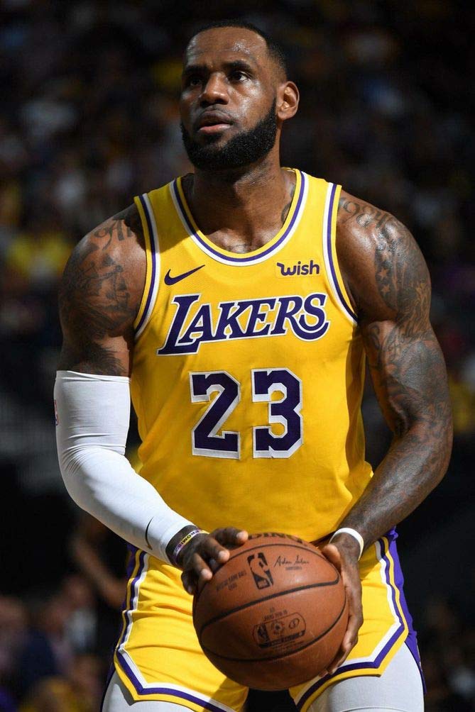 Amazon.com: TianSW Lebron James Dunk Jump (24inch x 36inch/60cm x
