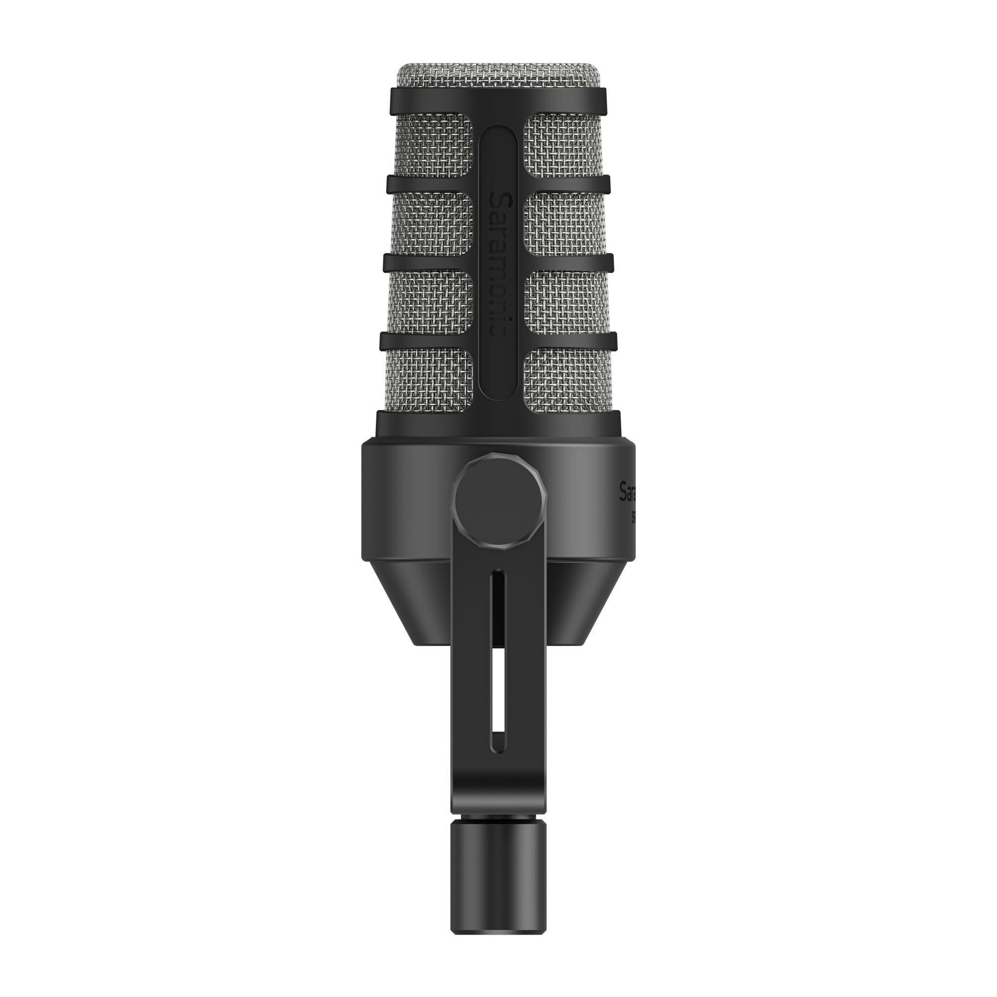 Saramonic Microfono dinamico a grande diaframma per trasmissione e podcast con uscita XLR, montaggio a battente e parabrezza in schiuma (SR-BV1)