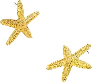Summer Beach Accessories - Gorgeous Gold Star Earrings that Make a Bold Statement While Embracing the Coastal Vibe