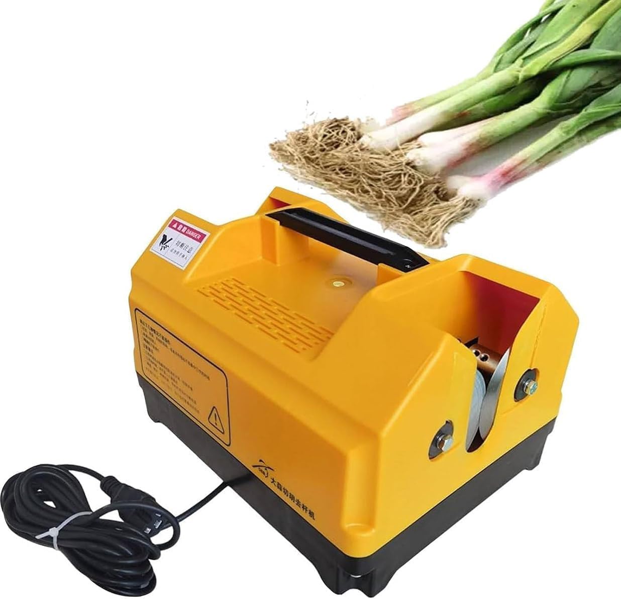 SICWEDIM Electric Garlic Cutter & Onion Chopper, Double Head Vegetable Prep Tool, Efficient Kitchen Gadget For Easy Garlic & Onion Removal, Perfect For Home Chefs