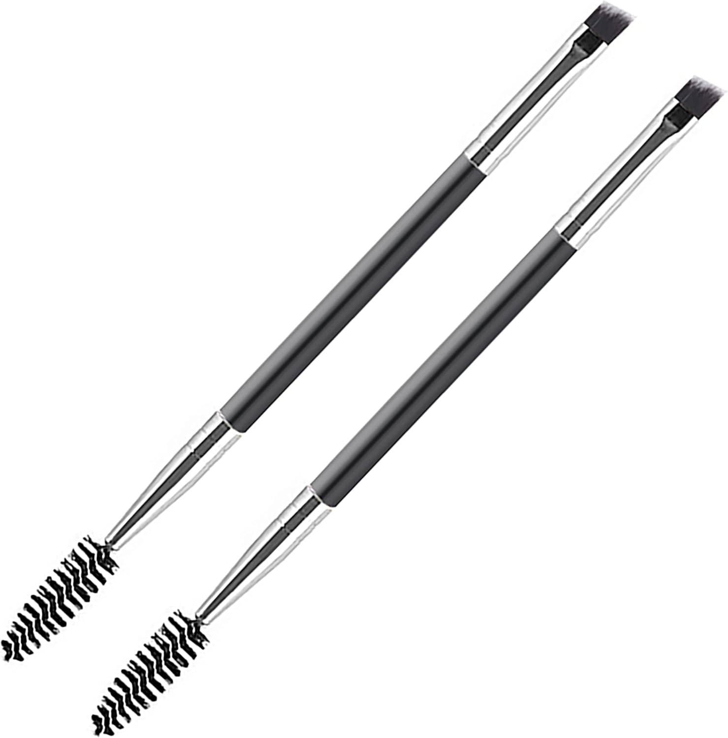 2 Pieces Eyebrow Brush Set Duo Eyebrow Brush 2 in 1 Eyebrow Brush and