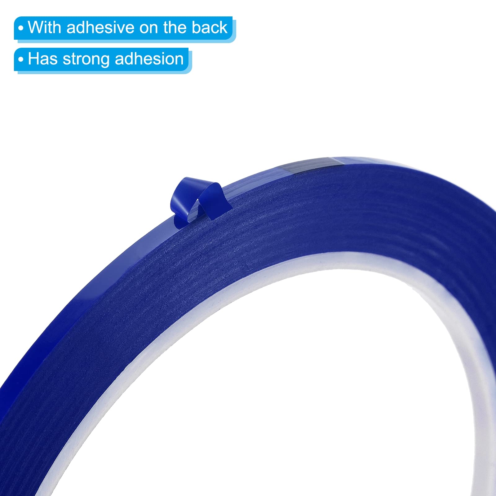 PATIKIL Whiteboard Tape 3mm X 66m, 3 Pack Thin Dry Erase Tape for Graphic Chart Marking DIY Art Blue - Image 4