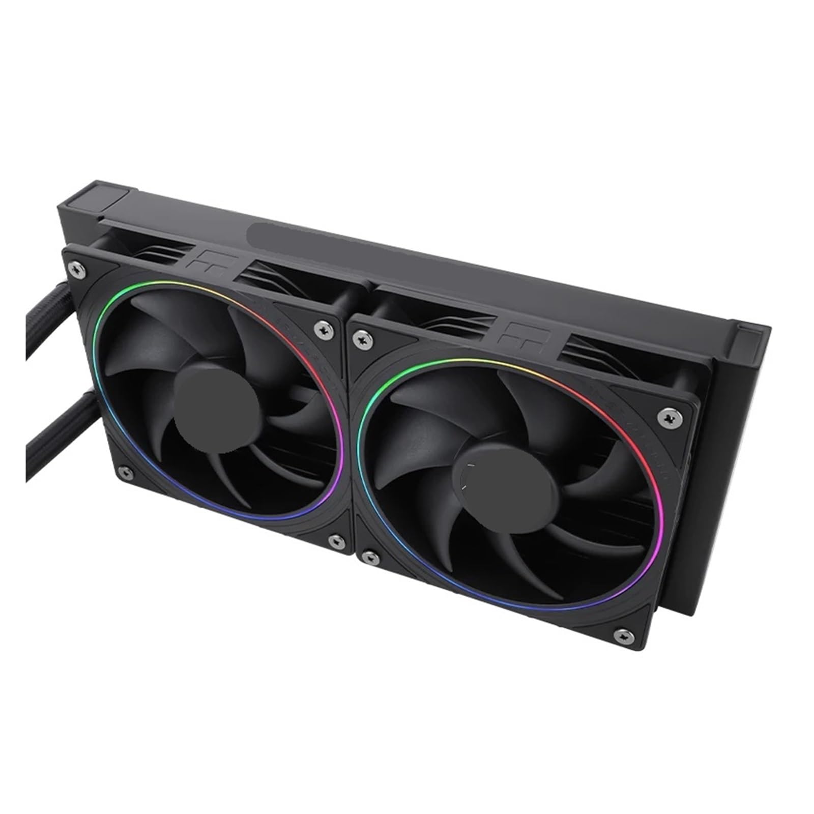 JJKKOZVQF 1PCS 240 V2 CPU Liquid Cooler 5V 3PIN Halo Fan Water Cooling Radiator LGA1700 2011 115x AM5(B1ack)