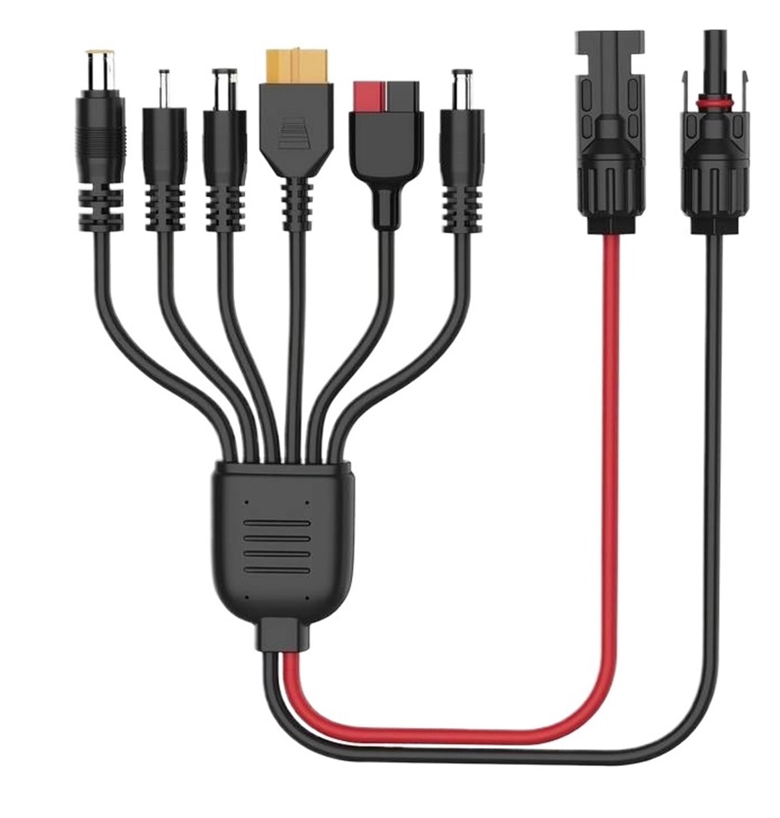 Conector de panel universal 6 en 1 a cables de la serie XT60/DC for generador y estación portátil