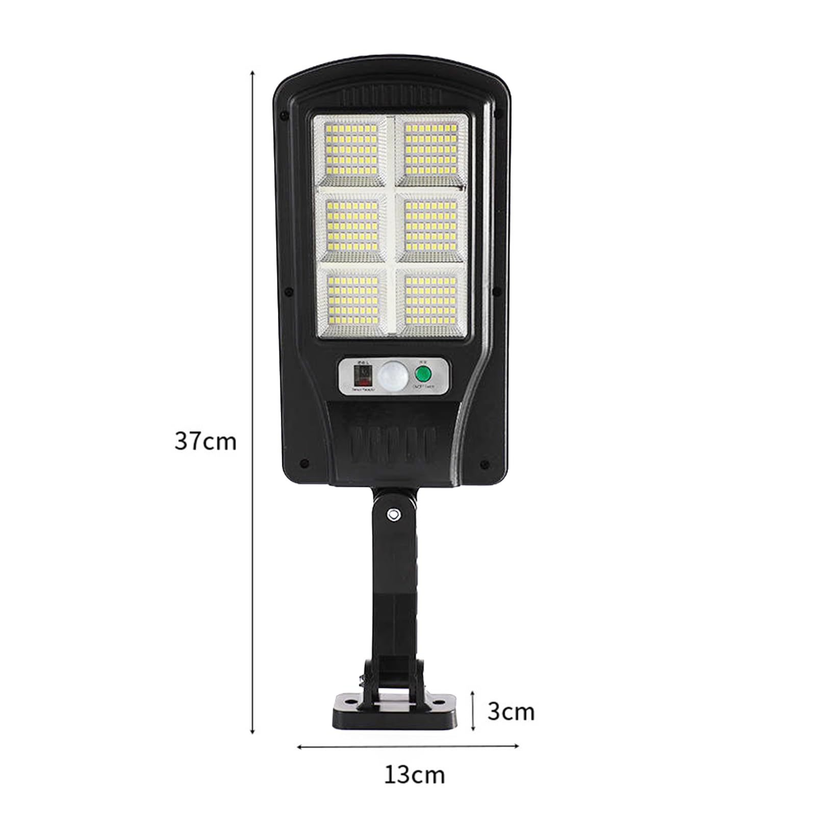 Faretto Solare LED Esterno 240 LEDs, Lampada con Sensore di Movimento e Telecomando, 3 Modalità Regolabili, IP65 Impermeabile, Perfetto per Giardino, Terrazzo, Ingresso, Garage (Pacca da 4)