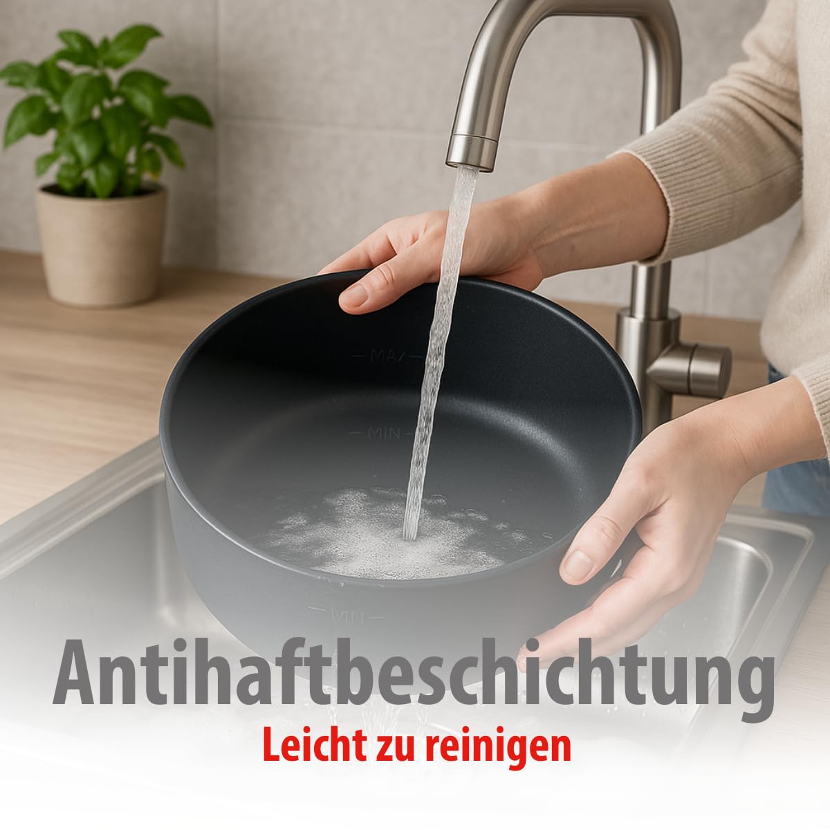 Deluxe Elektrisches Fondue Set 800W – Elektrische Pfanne 2L für 6 Personen - Geeignet für Käsefondue und Schokofondue – Inkl. Fonduegabeln – Einstellbare Temperatur – Edelstahl
