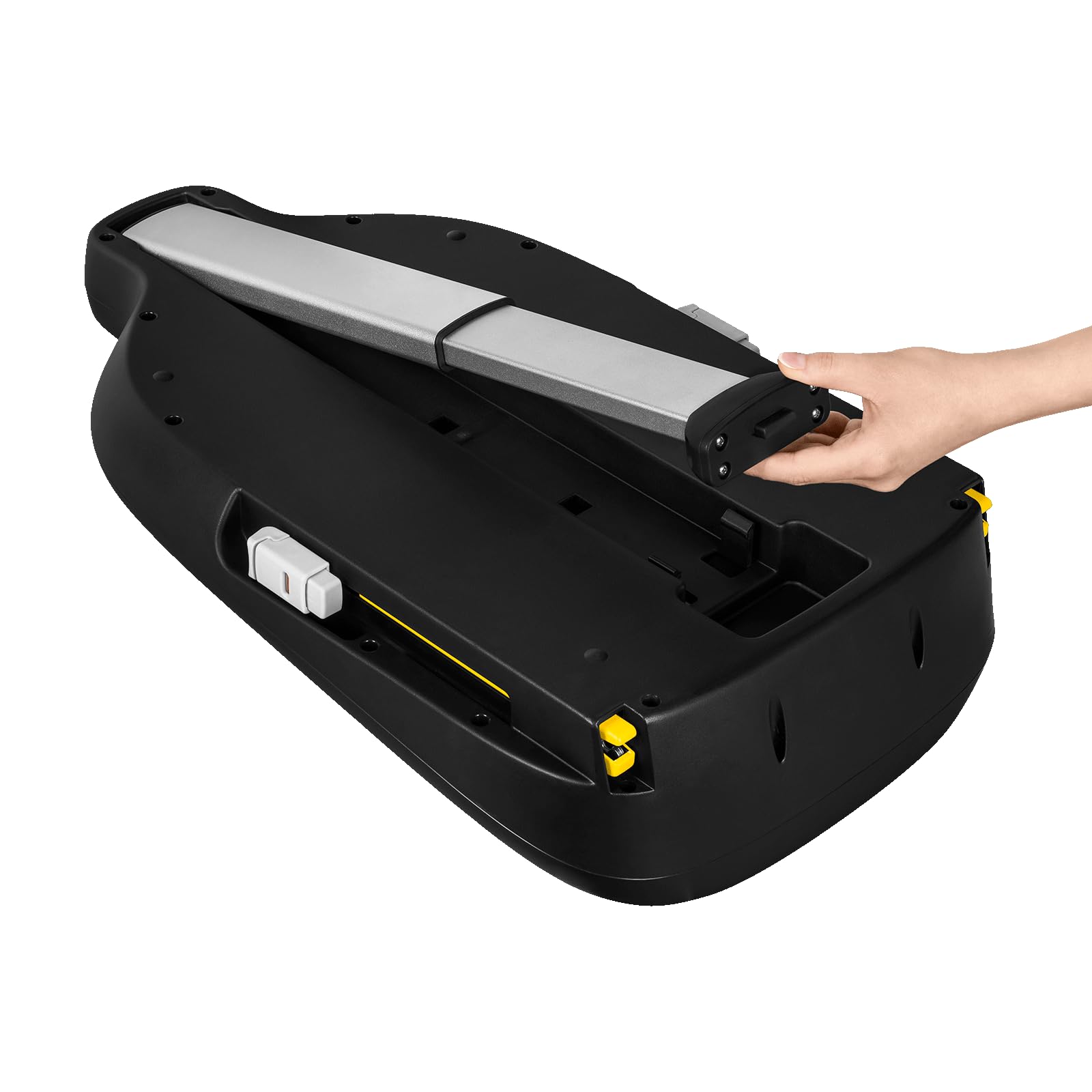 LIONELO Lemmy i-Size Base, Basis für Lionelo Lemmy-Autositz, einfache Installation mit ISOFIX-System, konform mit dem i-Size-Standard, Snap-in-Installation, Anzeige für die korrekte Installation