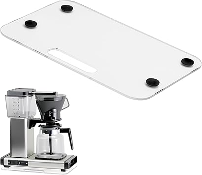 Appliance Slider Compatible with Moccamaster Coffee Machine, Acrylic Transparent Sliding Tray for Technivorm Moccamaster 53923 KBGV 79112 KBT 59691 KB