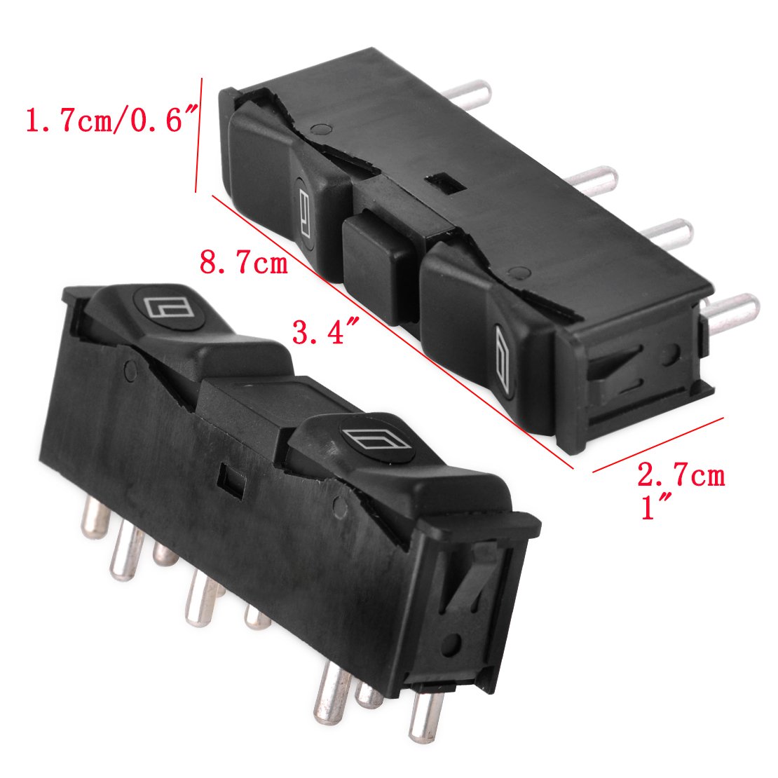 Amazon.com: 2pcs Front Left & Right Door Power Window Control  