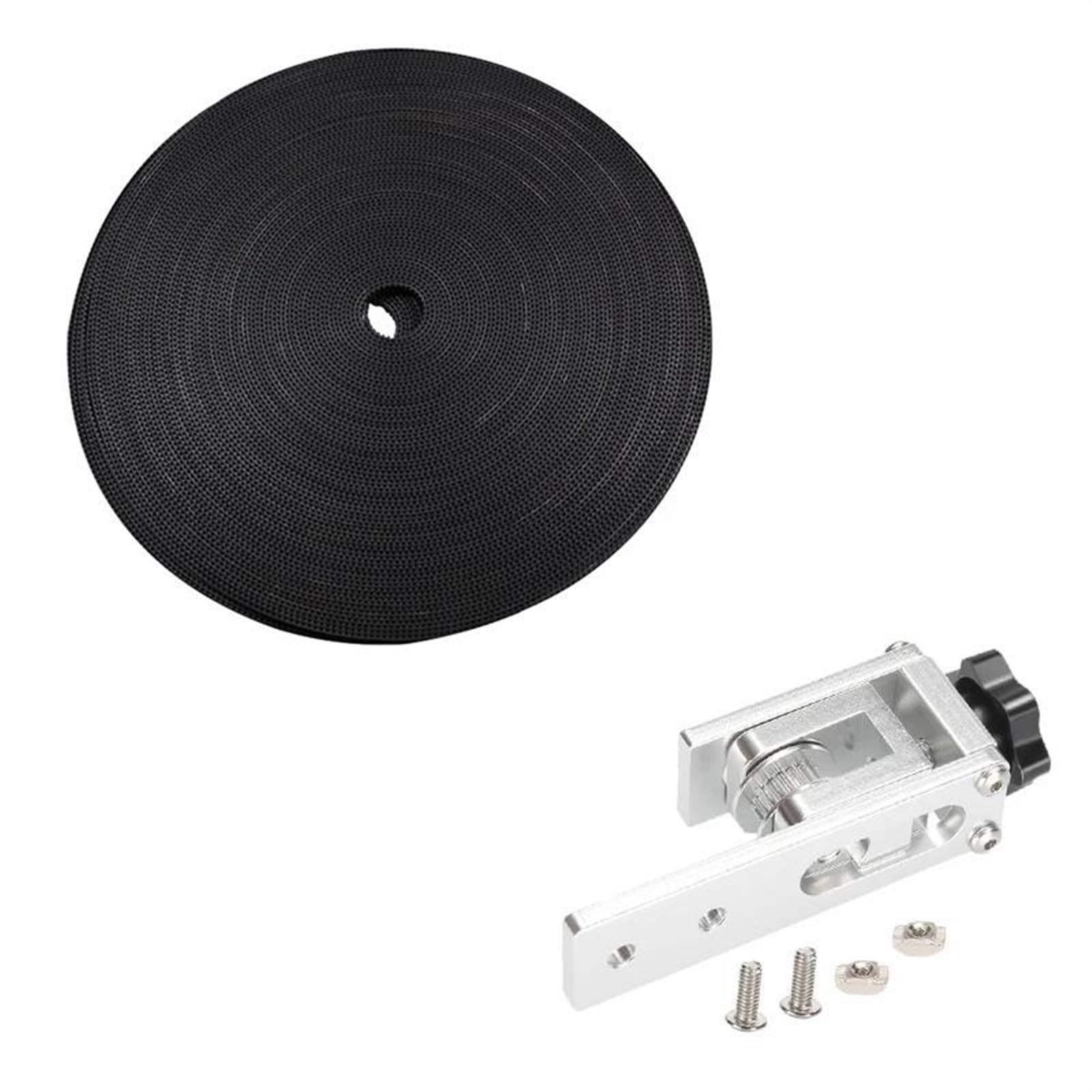 Zähne Geschlossener Zahnriemen 50m Gt2-6mm Open Timing Belt Synchronous Gt2 Rubber Aramid Fiber For 3d Printer Parts(Add White Tightener)