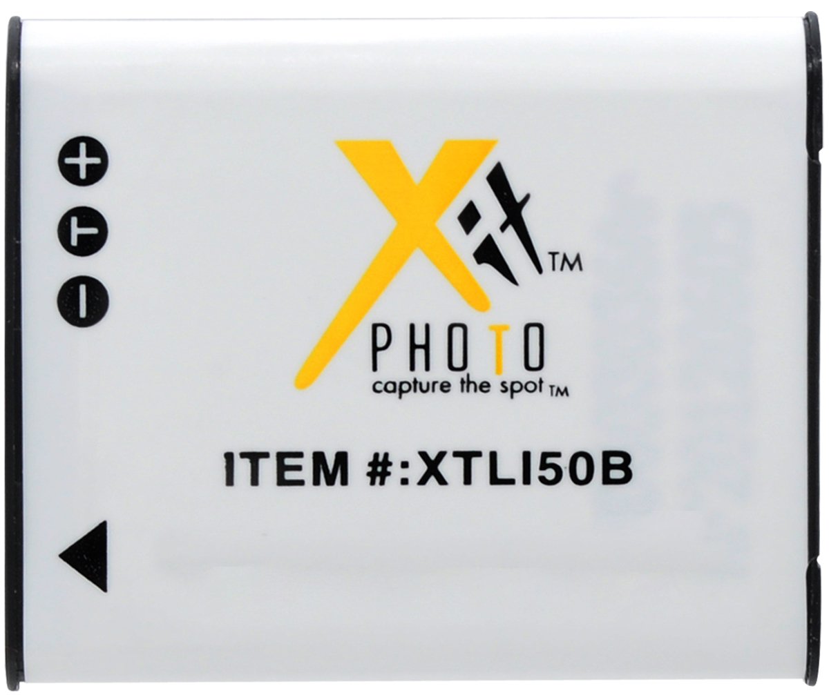 Xit XTLI50B 1450mAh Lithium Ion Replacement Battery for Olympus LI50B (White)