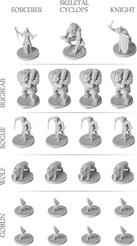 Miniatura 6 de Master's Minions Raiders of The Wilderland - Miniaturas de mesa - 23 mini figuras HD sin pintar - 0.984 in DND, Pathfinder, Fantasy RPG Minis a