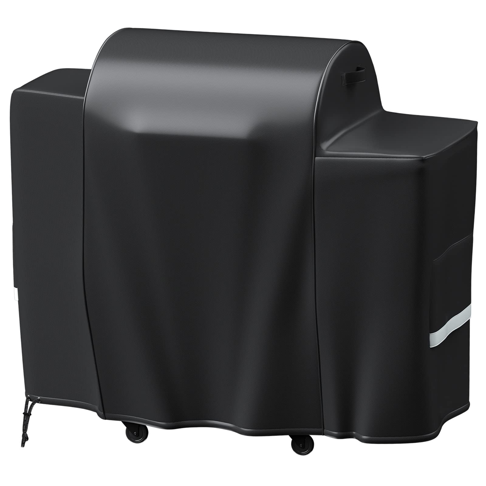 Grisun Grill Cover for Traeger Ironwood 650 Pellet Grill - BAC505, 600D Heavy Duty Anti-Fade Waterproof Grill Cover with Portable Handle and Reinforced Hem