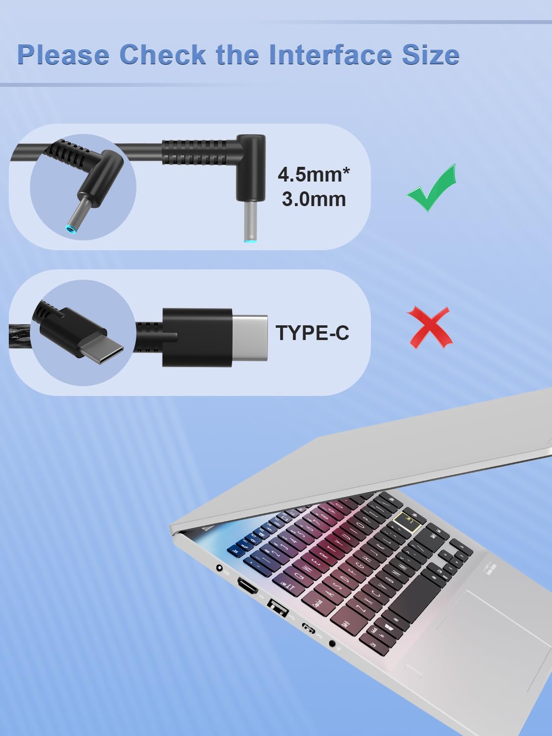 120W Chargeur pour HP USB-C Dock G5 Essential/Elite Universal G2 Dock 5TW10UT 5TW10AA 5TW13AA, Envy TouchSmart 15 17 m7 m6 Pavilion 14 15 17 Omen 15-5000 laptop 710415-001 L41856-001
