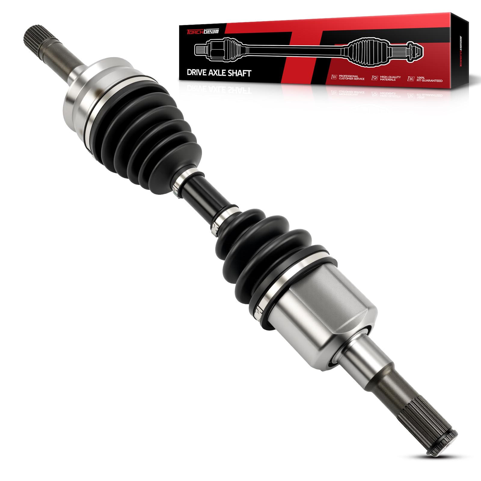 Torchbeam CV Axle Shaft Assembly Compatible with 1996-2000 Ford Ranger, 1998-2000 Mazda B4000, 1998-2000 Mazda B3000, Front Left CV Axle 66-2147