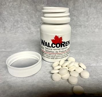 Natural Animal Rennet Tablets 80 count Bottle
