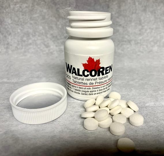 Natural Animal Rennet Tablets 80 count Bottle