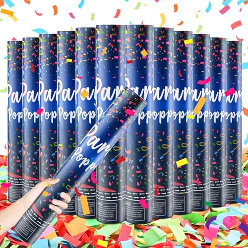Multicolor Confetti Cannon 12-Pack