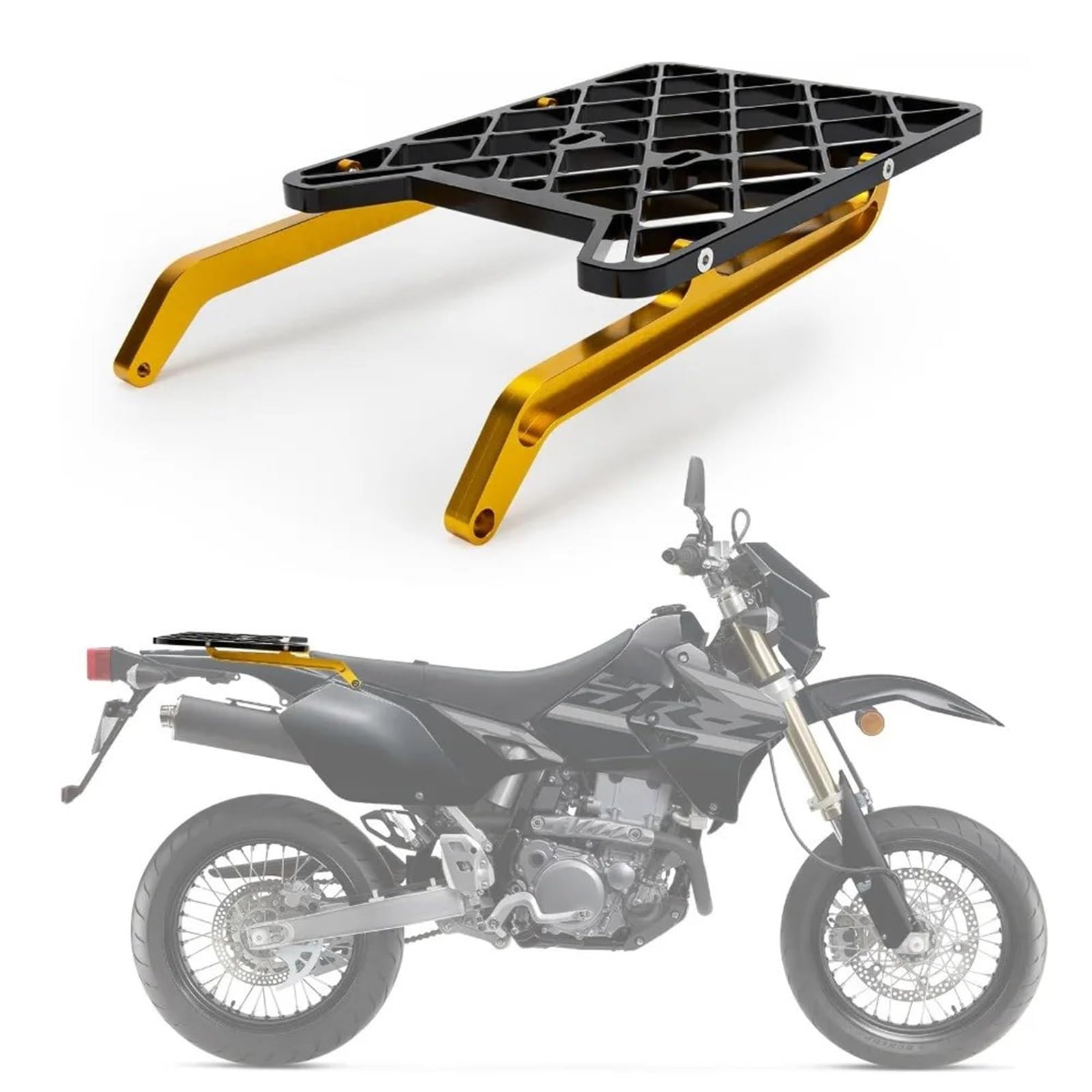 Suzuki Drz400 Accessories IUVWISN Motorcycle Rear Rack,Tail Back