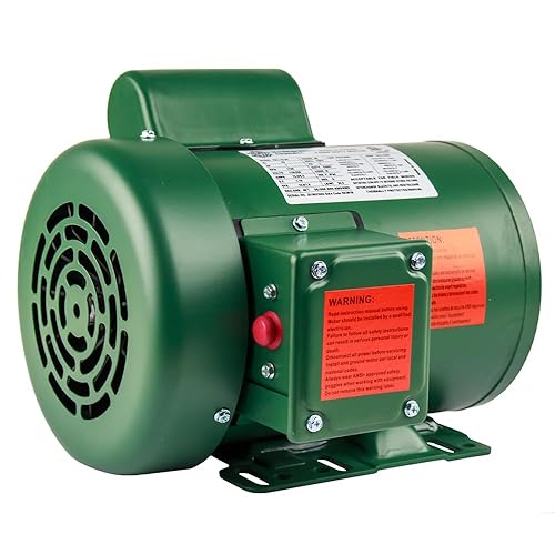Miniatura 4 de 1 recinto del marco 1800 RPM TEFC del motor eléctrico del servicio agrícola de la monofásico de HP 56