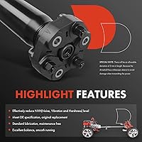 Vista 4 de A-Premium Conjunto del eje de transmisión del eje de transmisión trasero compatible con BMW 325i 2004-2006, 328i 2007-2013, transmisión manual