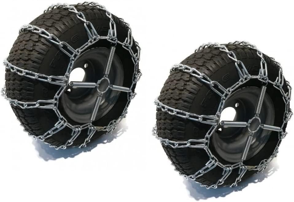26x15x15 TIRE Chains & TENSIONERS Tractors Riders Snowblower -HHH