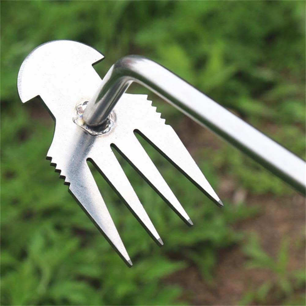 Amazon | 草抜き 除草機 4本爪ハンド 庭用除草ツール 草の根除去ツール