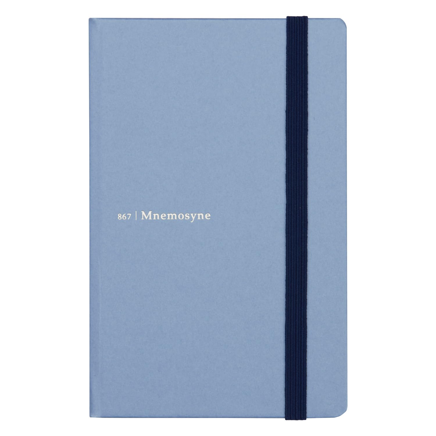 Maruman Mnemosyne Hardcover Journal, A6, 6.5mm Narrow Ruled, Light Blue