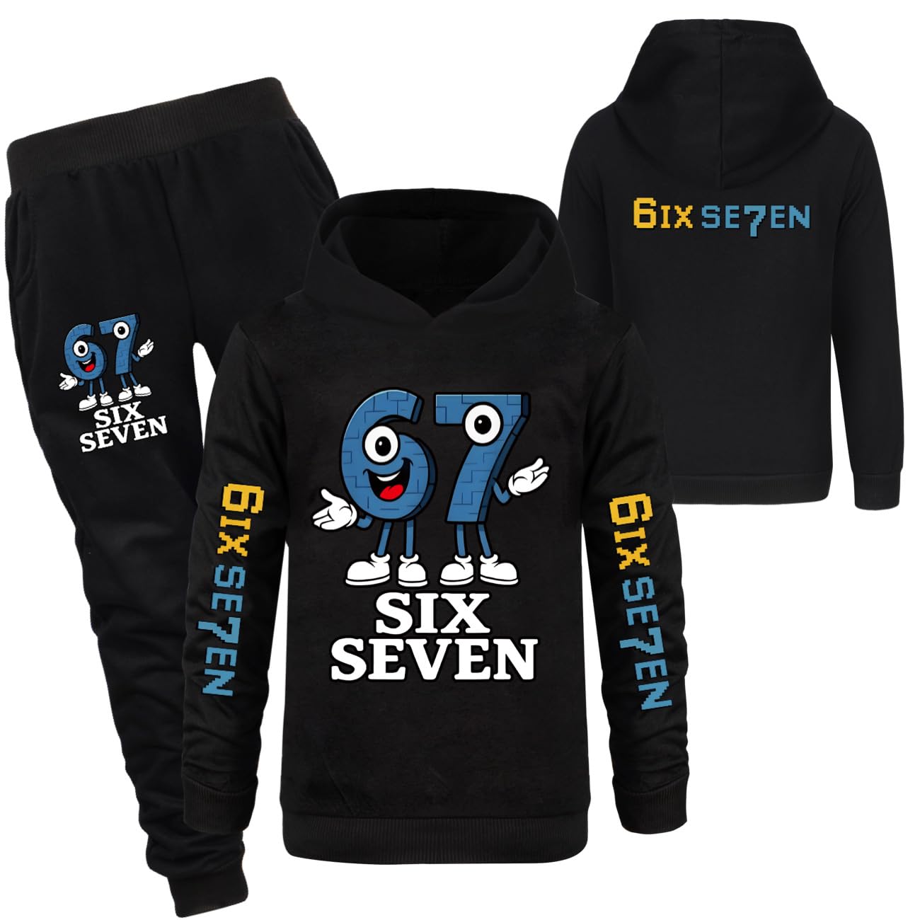 Costume à capuche pour enfant 67 Steal A Brainrot Sweat à capuche pour fille garçon Sweat à capuche mignon imprimé dessin animé Pull Sport Loisirs Sweat à capuche Cadeau