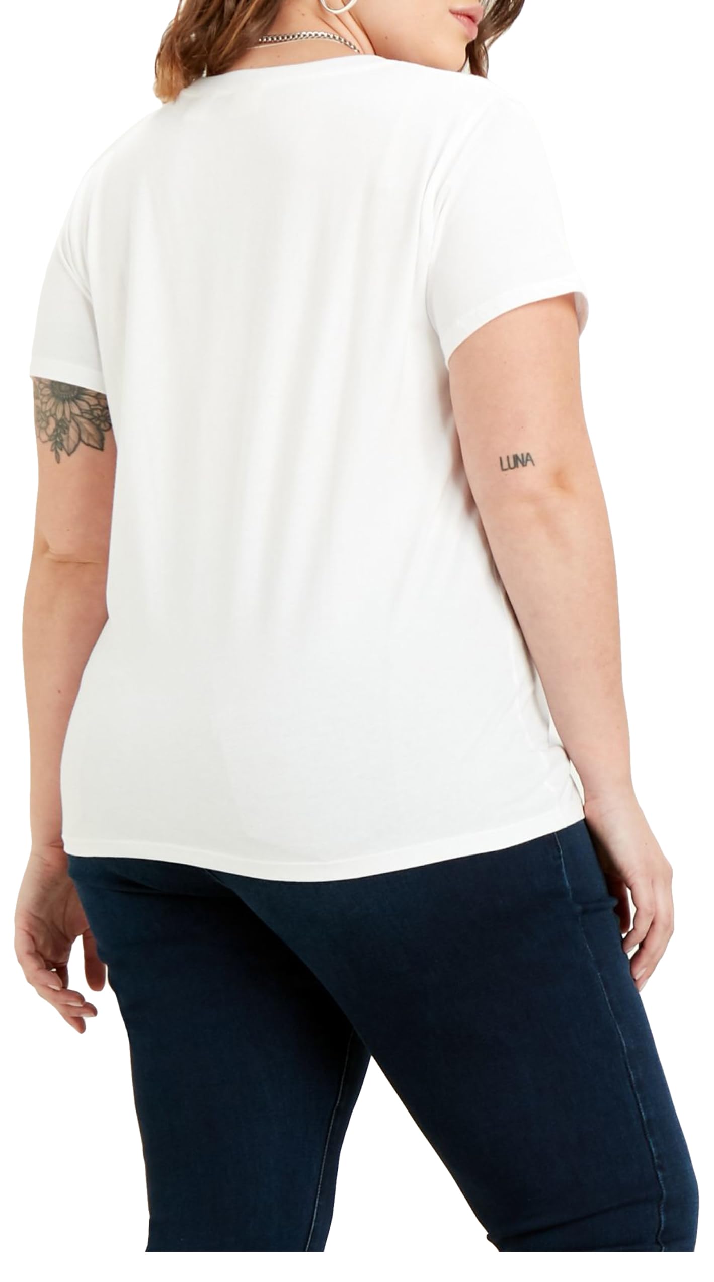 Levi's Plus Size The Perfect Tee Maglietta Donna, Chesthit Logo