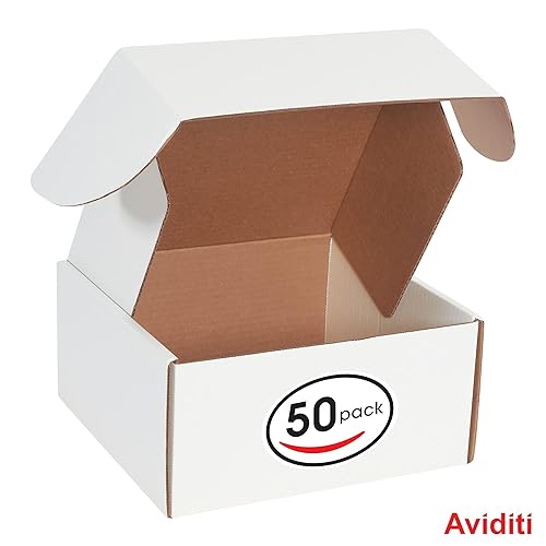 Miniatura 3 de Aviditi White Deluxe Literature - Cajas para envío 100 x 100 x 50in 50 unidades a prueba de aplastamiento para envío envío y almacenamiento