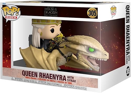 Funko Pop! Rides Deluxe Casa del Dragón - Reina Rhaenyra con Syrax