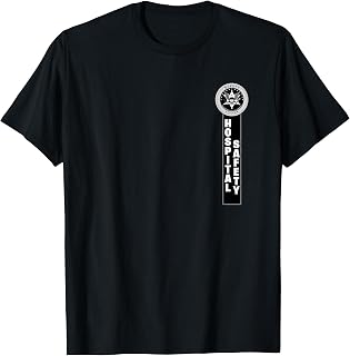 Hospital Security Guards & Safety Officers Staff Uniform T-Shirt