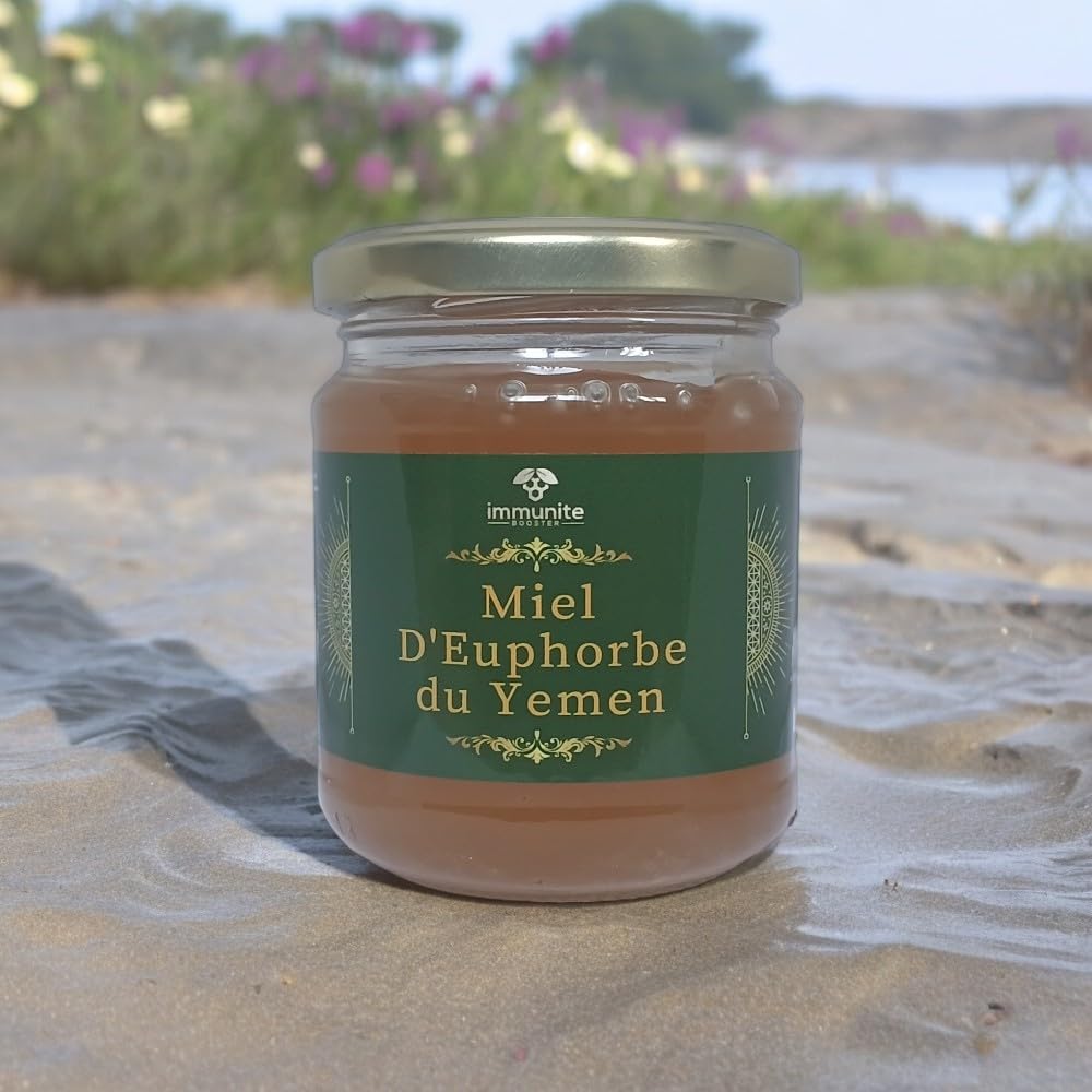 Miel d’Euphorbe (miel de cactus) du Yemen (Sâl) – Première Qualité – Miel Pur – Poids Net 250g - immunite BOOSTER