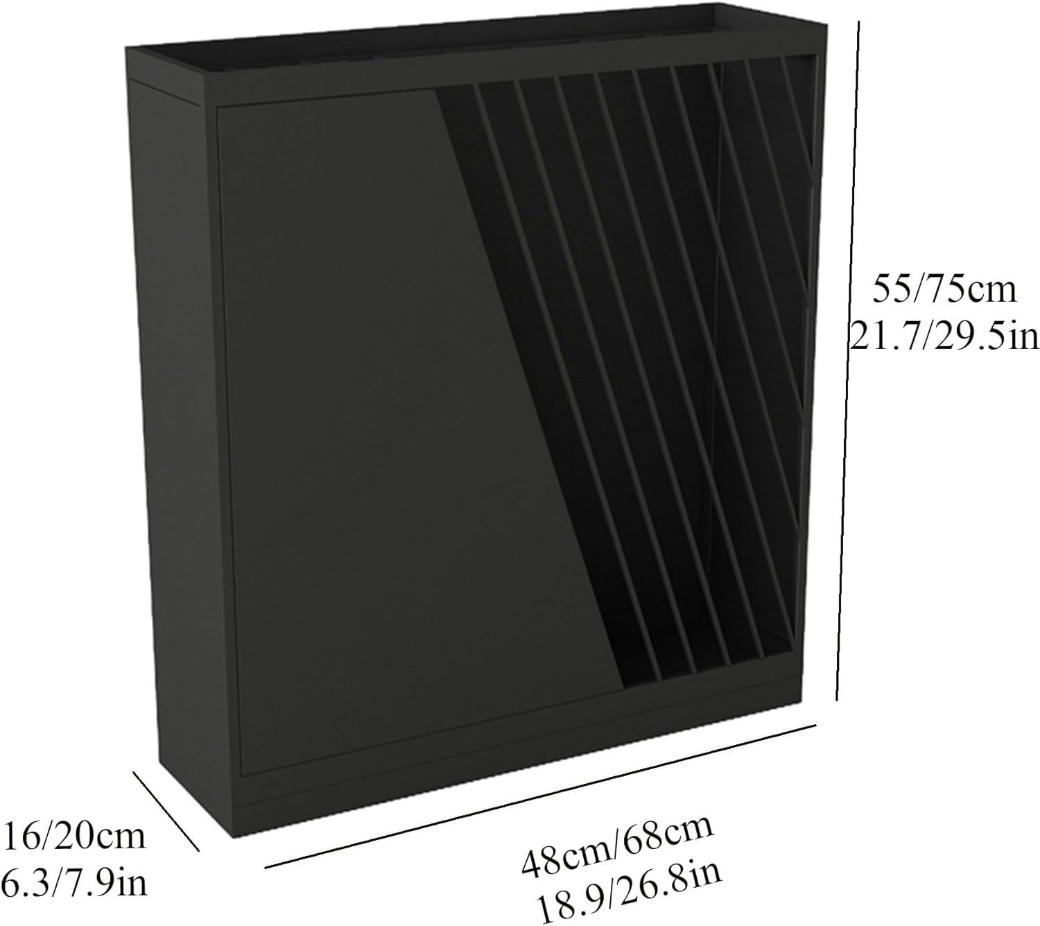 Large Capacity Umbrella Stand Nordic Style Square Metal Umbrella Holder Commercial Umbrella Stand for Hotel Lobby Simple Home Umbrella