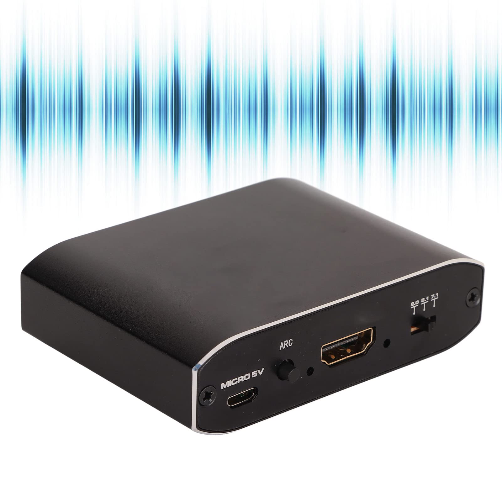 Rozdzielacz interfejsu multimedialnego HD Światłowód 7.1Ch, Spdif 3.5MM/0.1In, 4Kx2k 60Hz 2160P, Trzy tryby dźwięku Konwerter stereo Plug and Play