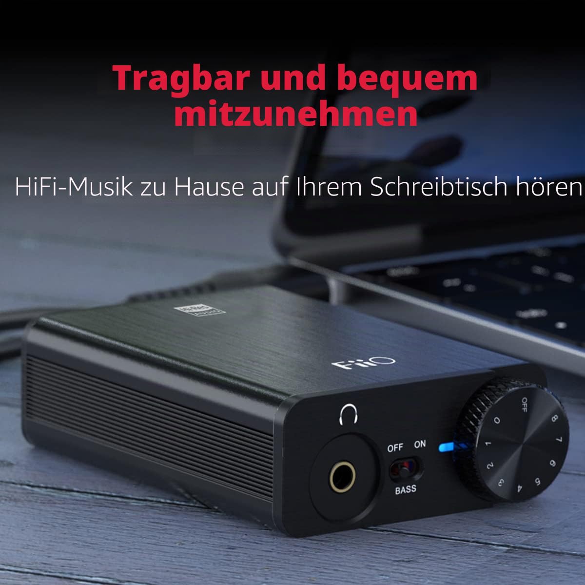 FiiO E10K Typ-C USB DAC Digital Analog Wandler und Kopfhörerverstärker