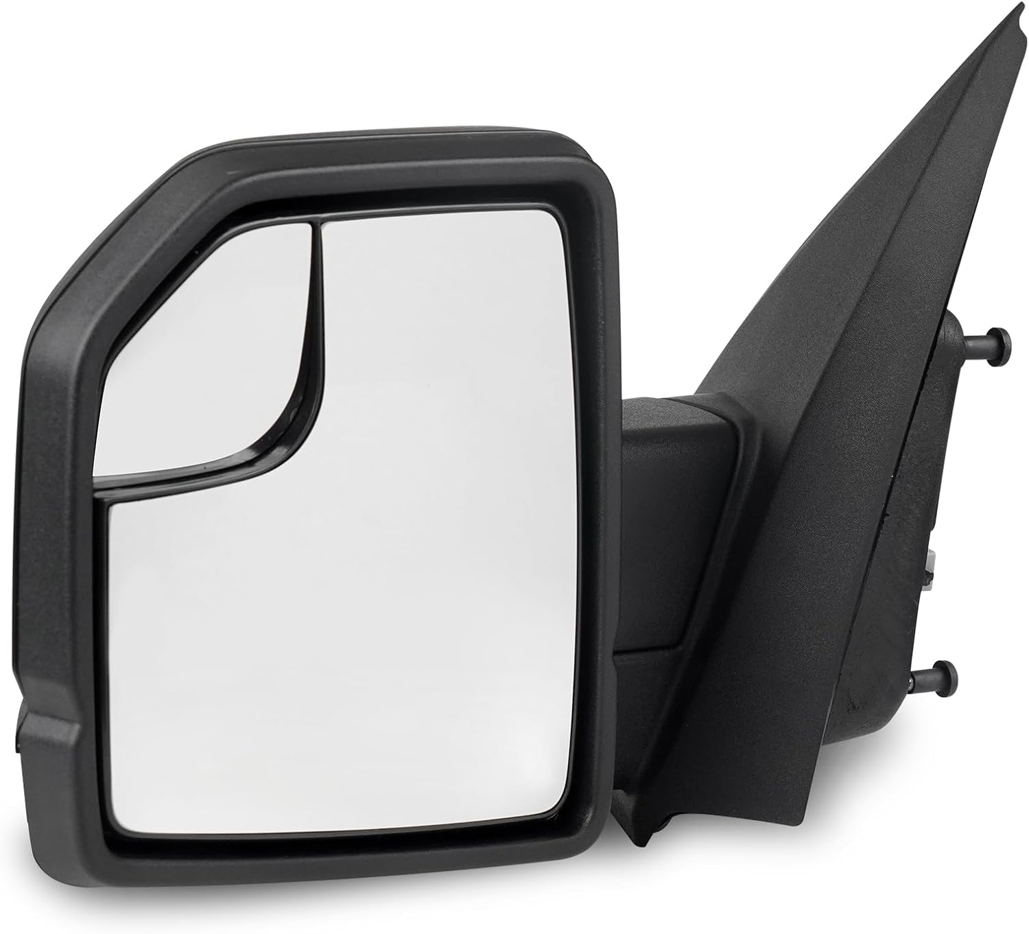 Left Driver Side Door Mirror Assembly Compatible with Ford F150 2015-2020 Power Adjustable with Blind Spot Glass Replaces ?FL3Z17683AK (3 Pins) 3pins left