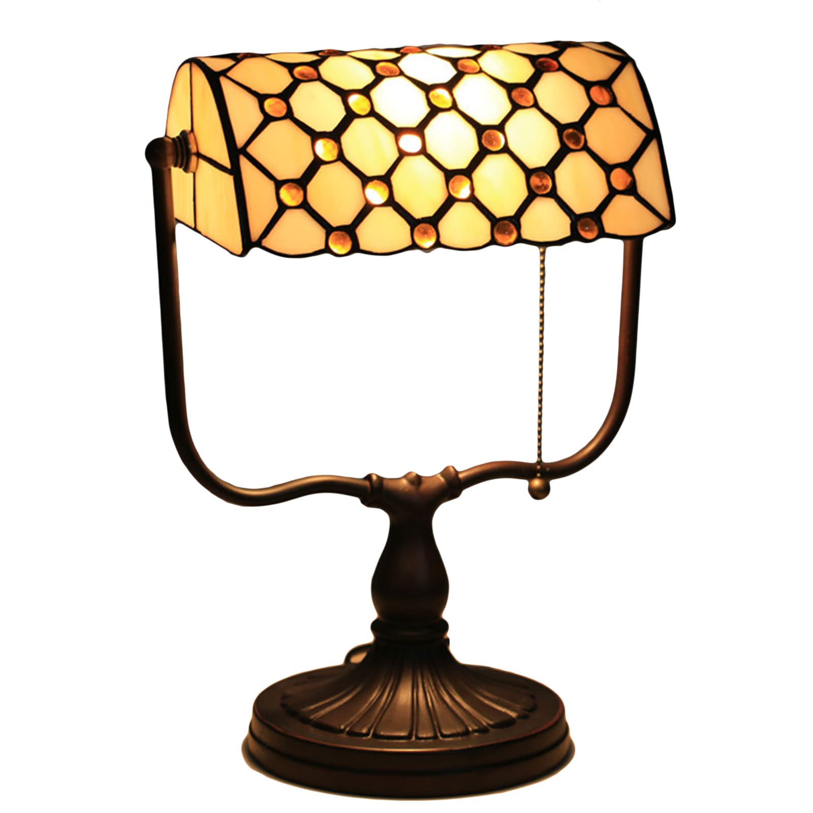 Lampa stołowa Tiffany Glass w stylu europejskim, minimalistyczna, do sypialni, stolik nocny, retro, kreatywny, wystrój domu w stylu vintage