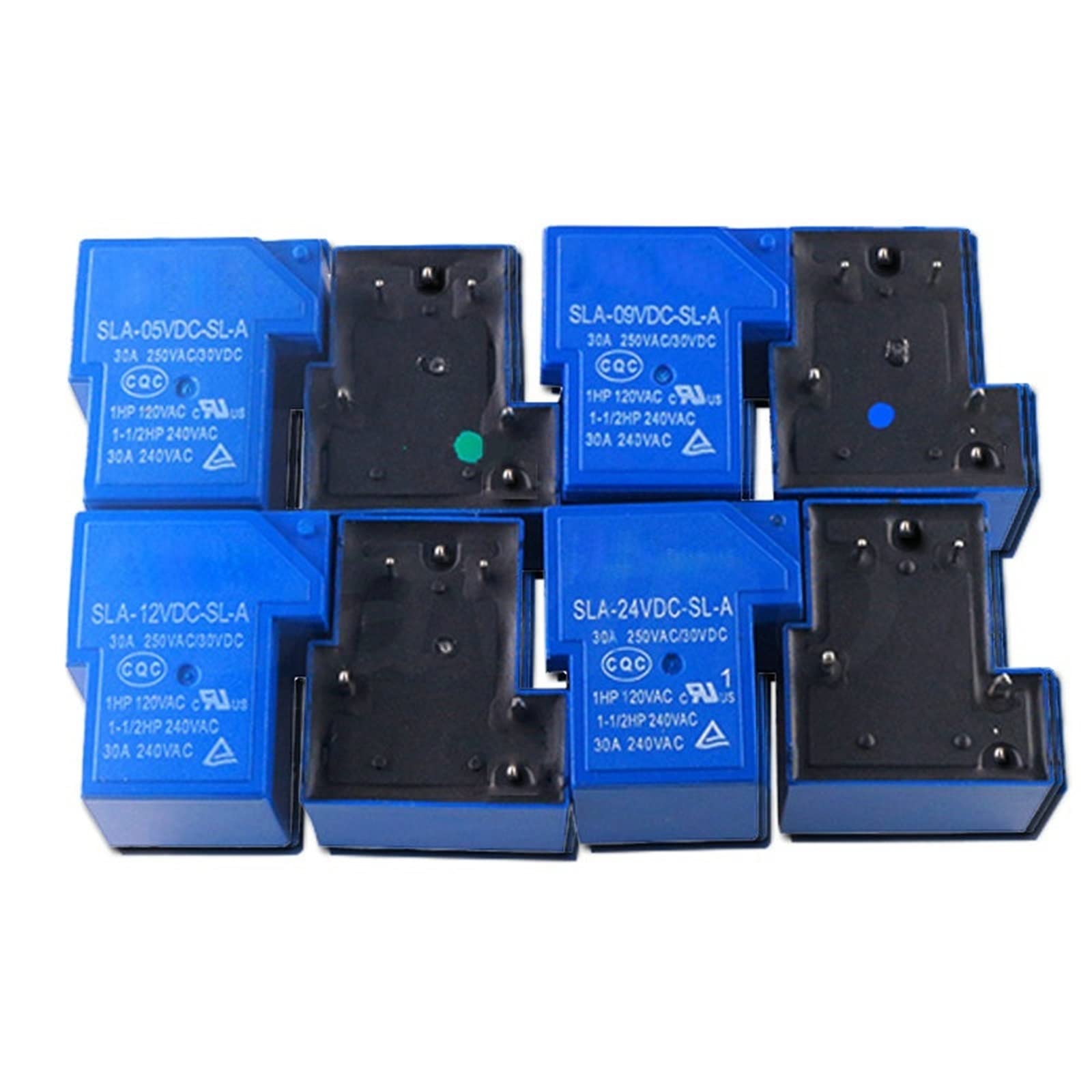 JGNAYRKJQI 10PCS/lot Power relays SLA-05VDC-SL-A SLA-09VDC-SL-A SLA-12VDC-SL-A SLA-24VDC-SL-A 5V 9V 12V 24V 30A 6PIN T90 30A