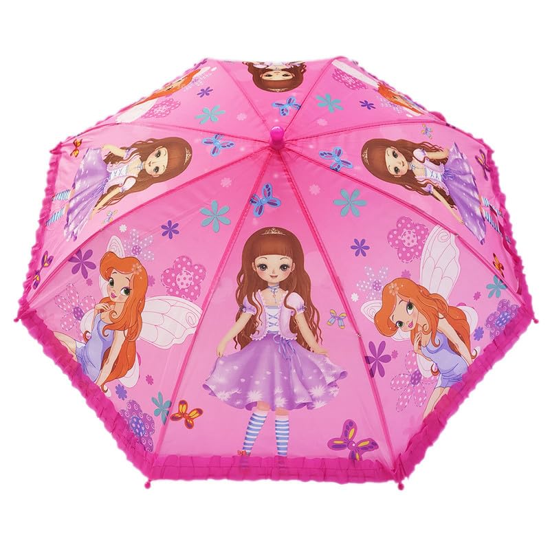 Arun & Sons Barbie kids umbrella for girls Cartoon Print Automatic Open ...