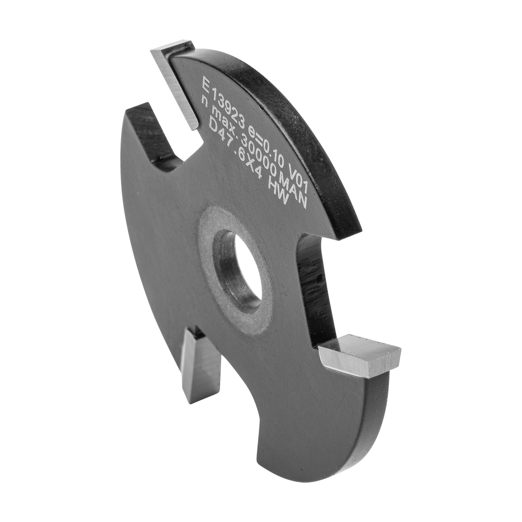 ENT 13923 Scheibennutfräser HW, Schaft (S) 8 mm, Durchmesser (D) 47,6 mm, NL 4 mm, Z3