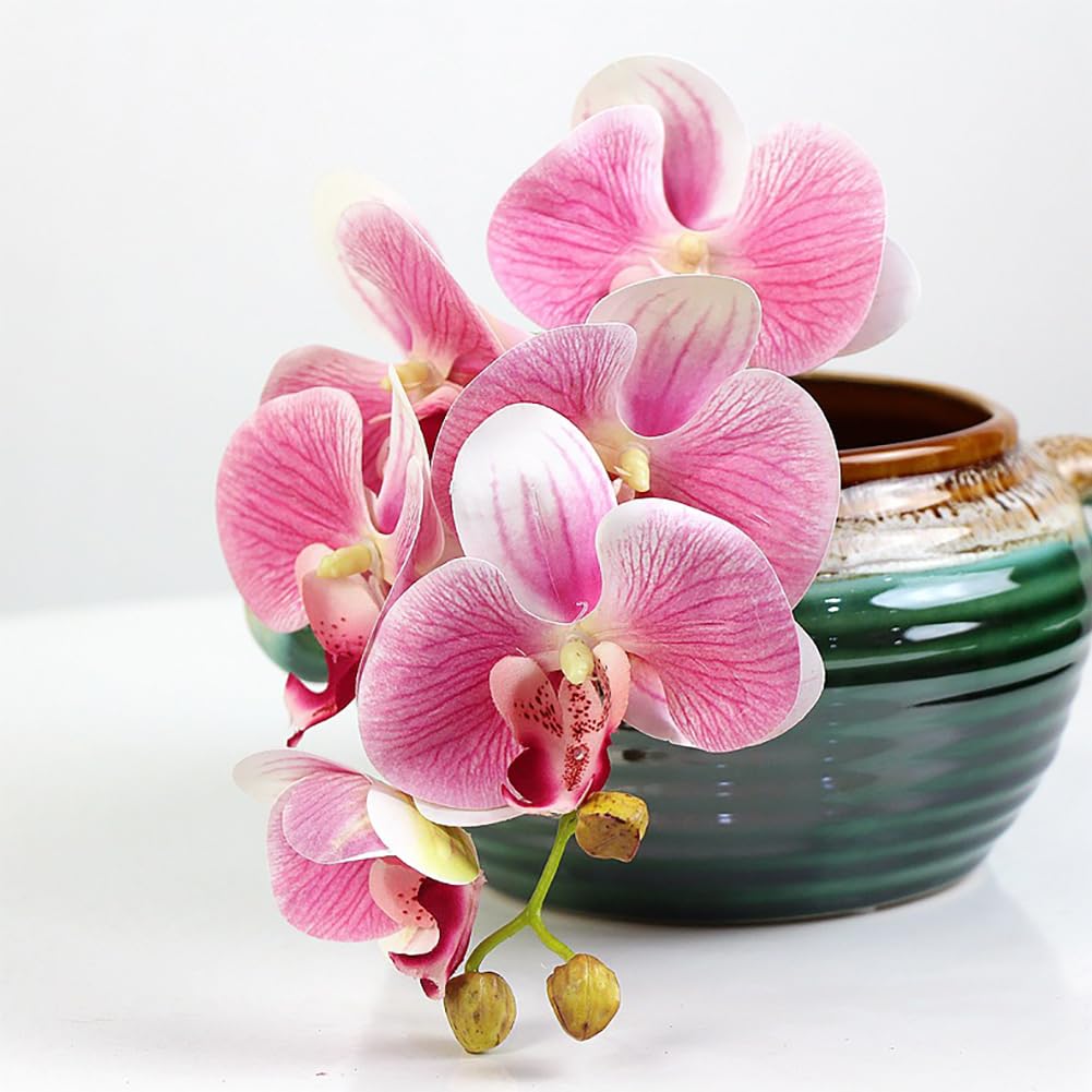 Composition orchidée artificielle en vase - 74,00 Composition orchidée artificielle en vase - 74,00