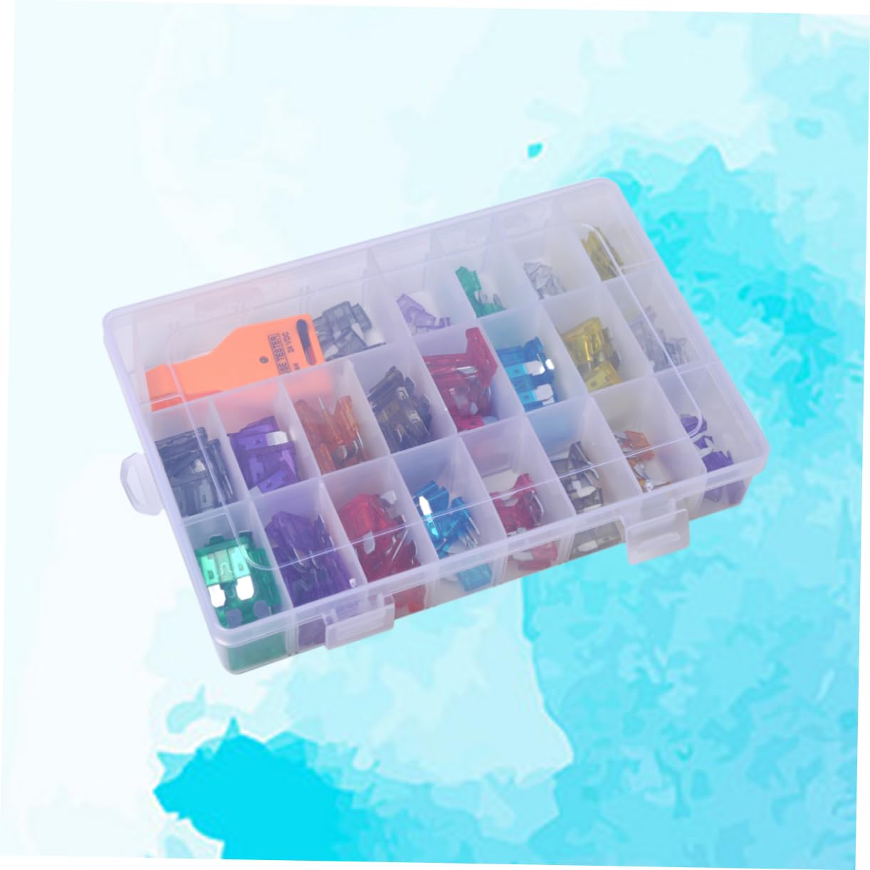 169 Pezzi Fusibili per Auto con Tester Fusibili Kit Assortito per Protezione Elettronica e Instabili